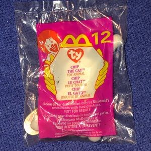 🐱 TY 1999 McDonald’s Teenie Beanie Baby Chip #12